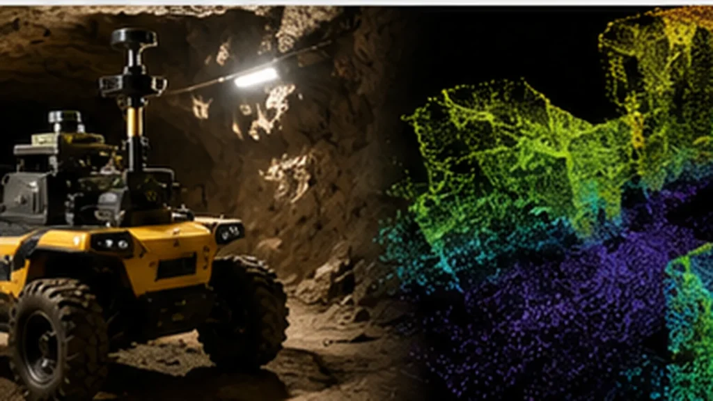 LiDAR・IMU・GPS統合によるSLAMを示す用途イメージ